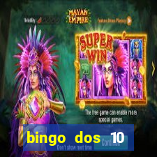 bingo dos 10 mandamentos da lei de deus